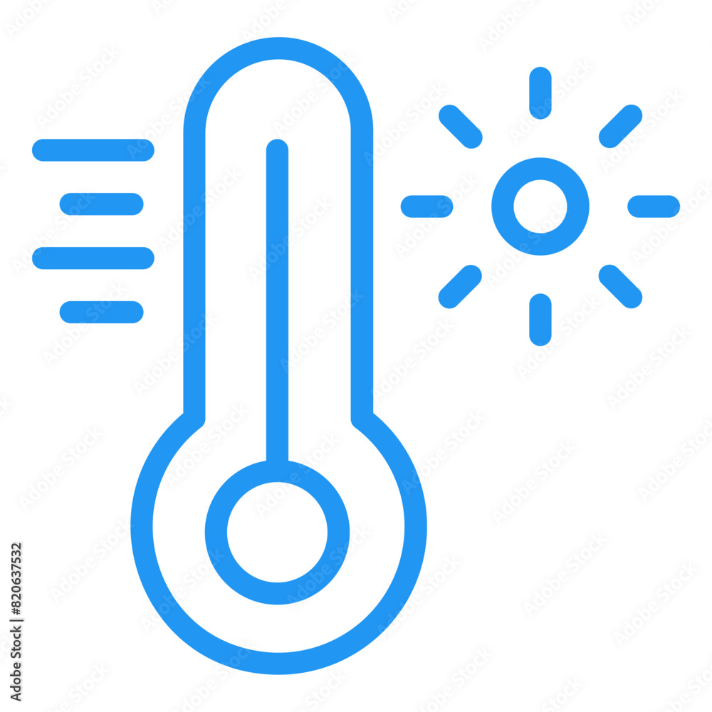 Temperature Vector Icon Design Illustration Temperature Vector Icon Design Illustration