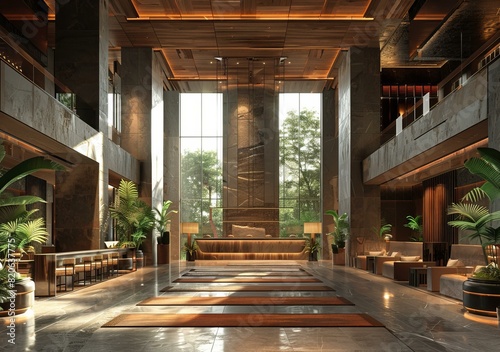 Modern Hotel Lobby Interior Design
