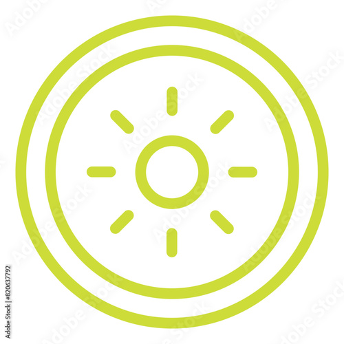 Brightness Vector Icon Design Illustration