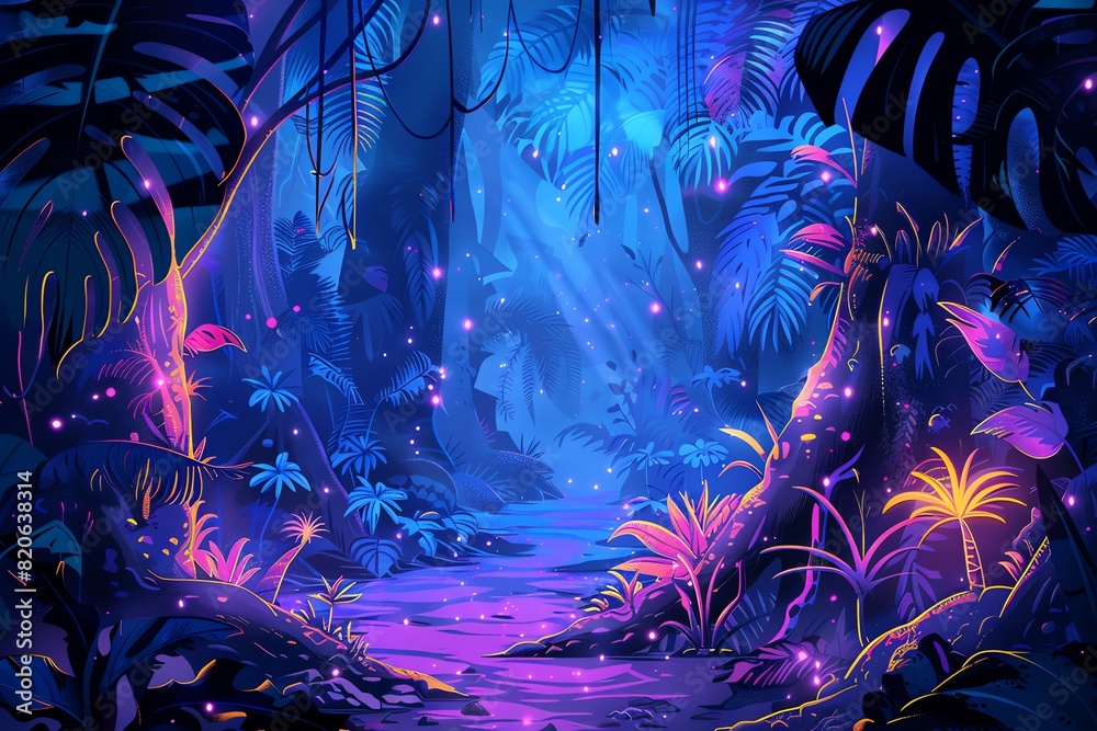 Jungle Fantasy scene Jungle Fantasy scene