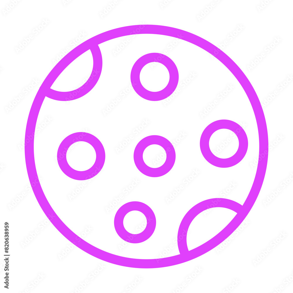 Full Moon Vector Icon Design Illustration Full Moon Vector Icon Design Illustration