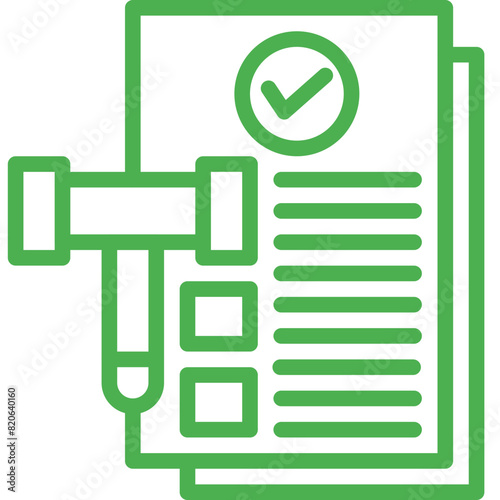 Legal Documents Vector Icon Design Illustration