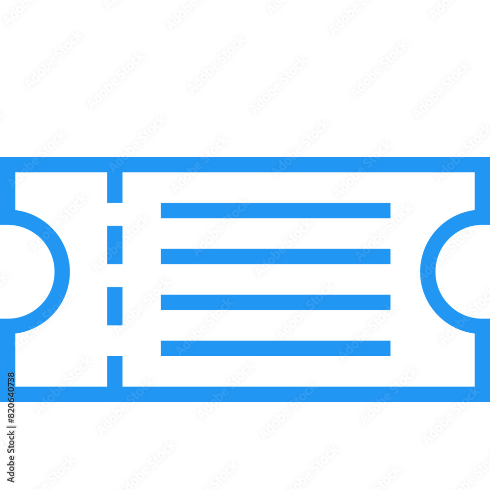 Plane ticket Vector Icon Design Illustration