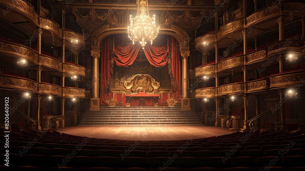 Obraz premium Interior of the church of the holy sepulchre. AI generated art illustration.