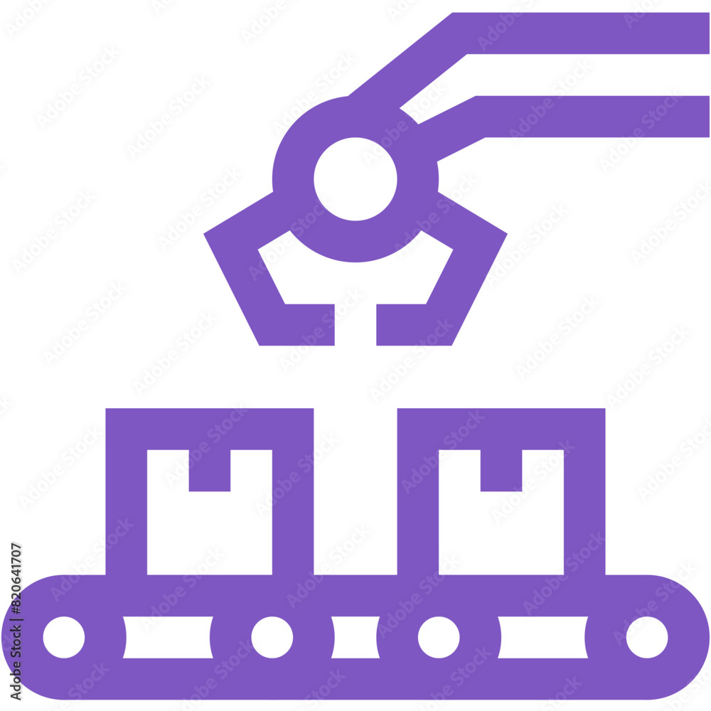 Conveyor Belt Vector Icon Design Illustration Conveyor Belt Vector Icon Design Illustration