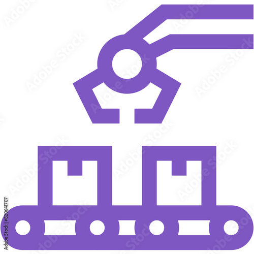 Conveyor Belt Vector Icon Design Illustration