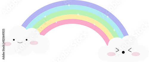 rainbow cloud pride month