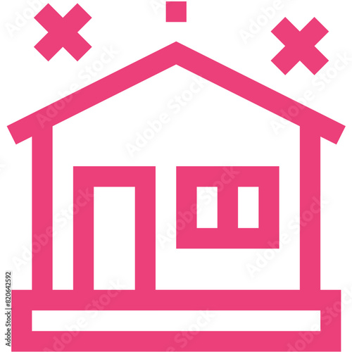Clean house Vector Icon Design Illustration