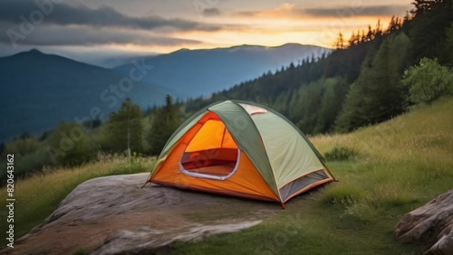 Tent on the mountain
