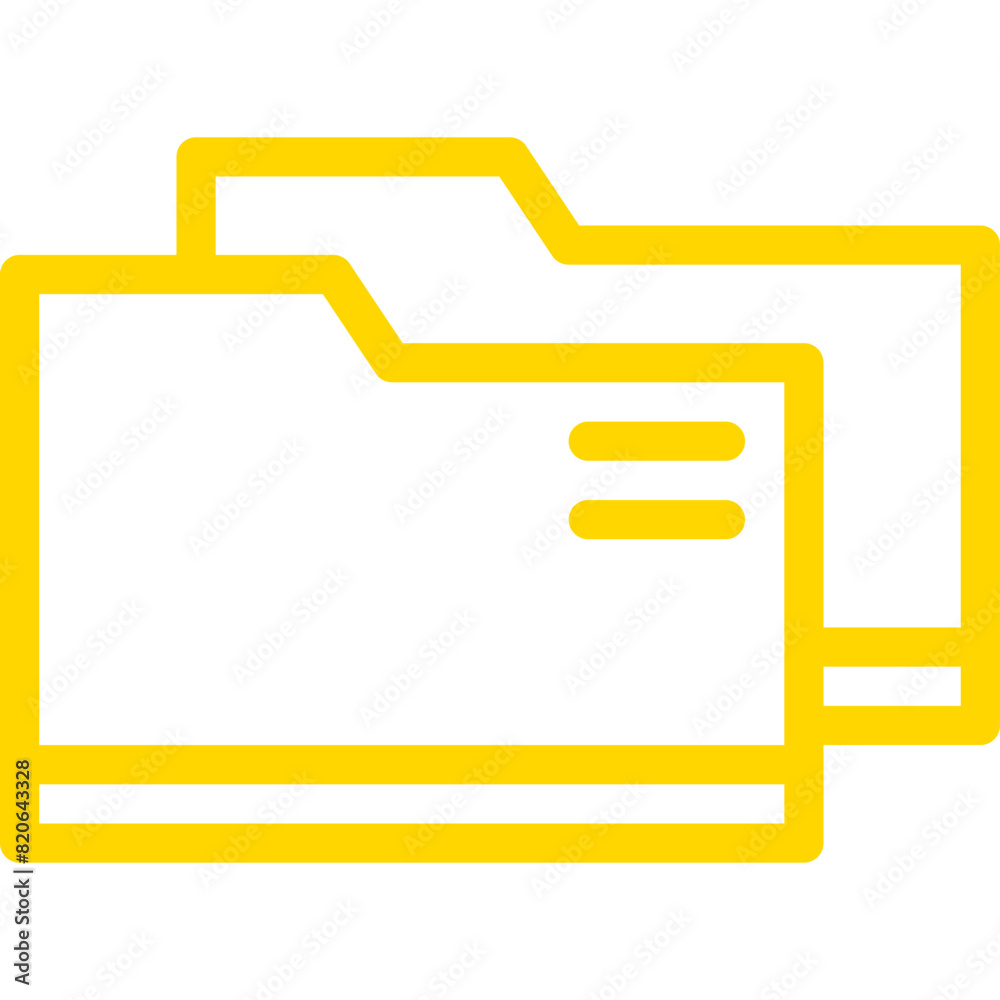 Folder Vector Icon Design Illustration Folder Vector Icon Design Illustration