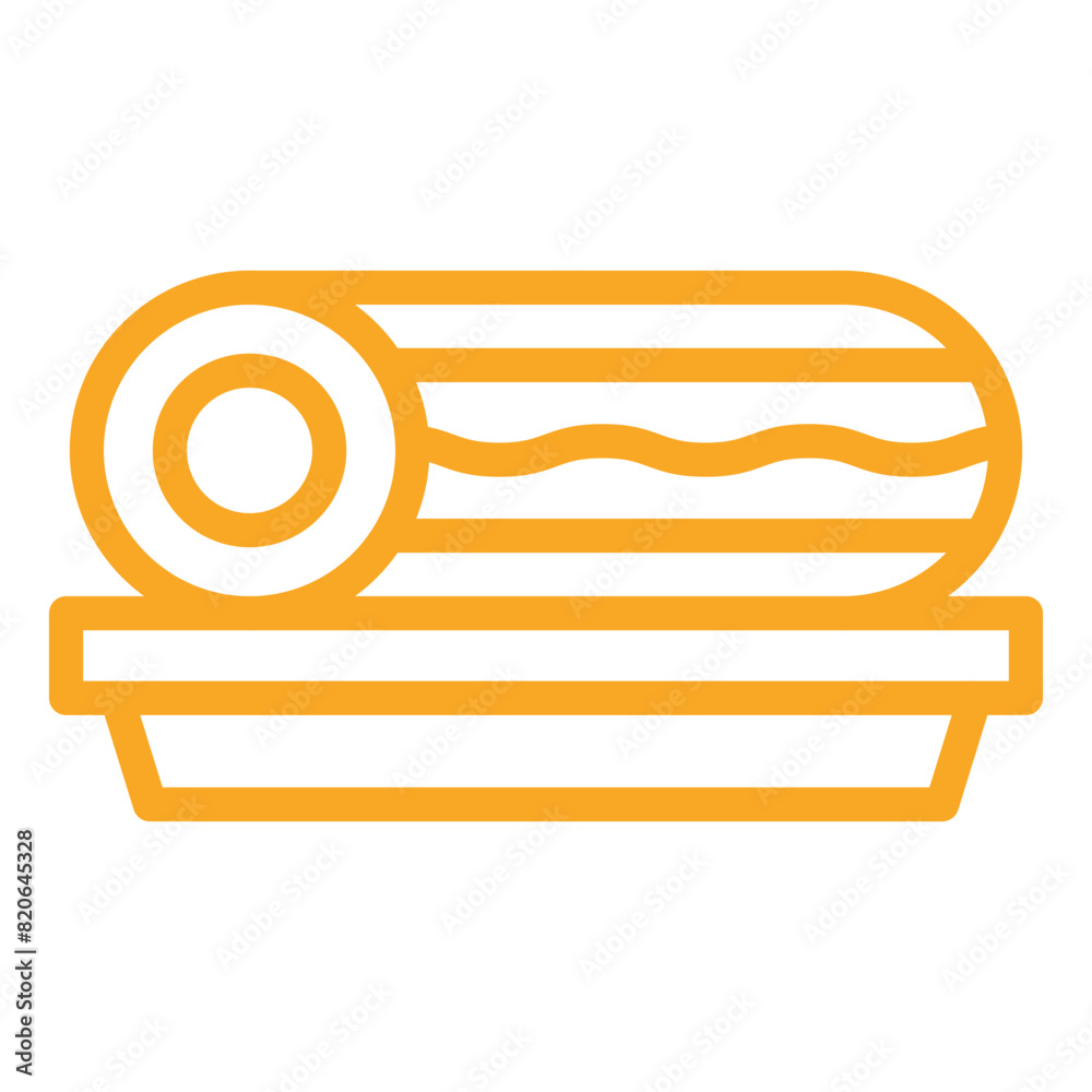 Roll cake Vector Icon Design Illustration Roll cake Vector Icon Design Illustration