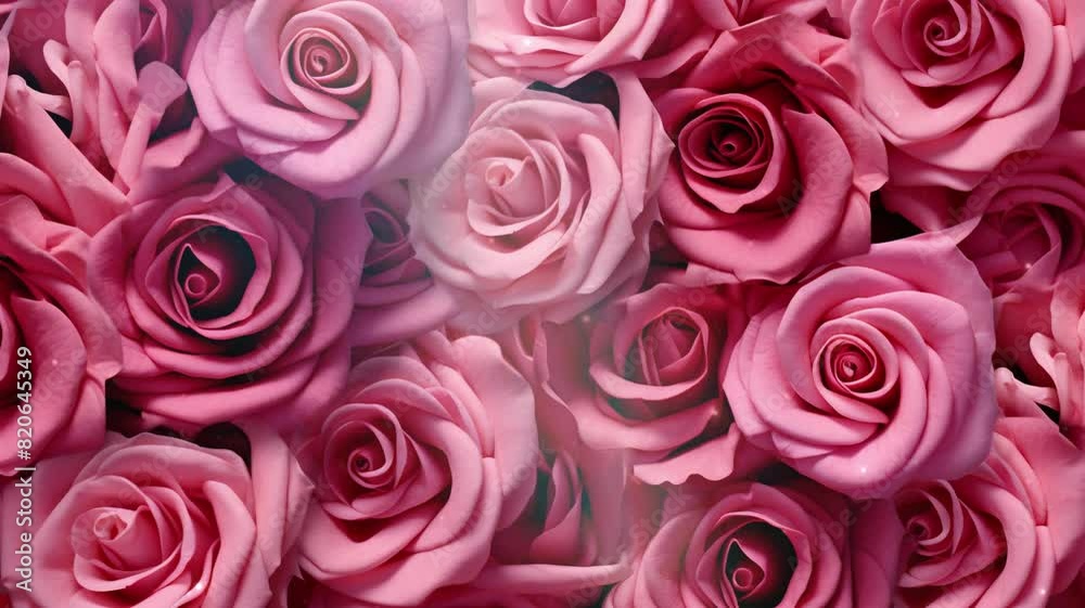 Roses background tile. Flowers background. Roses background. Happy valentine. Happy mothers day. Happy Wedding. Soft pink rose. Sun light rays, floating glowing particles. Videos realistic. 4k Videos Roses background tile. Flowers background. Roses background. Happy valentine. Happy mothers day. Happy Wedding. Soft pink rose. Sun light rays, floating glowing particles. Videos realistic. 4k Videos