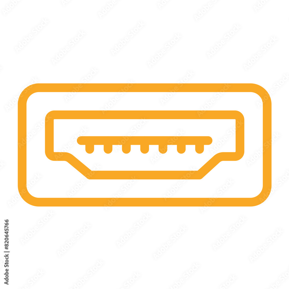 Usb Port Vector Icon Design Illustration Usb Port Vector Icon Design Illustration