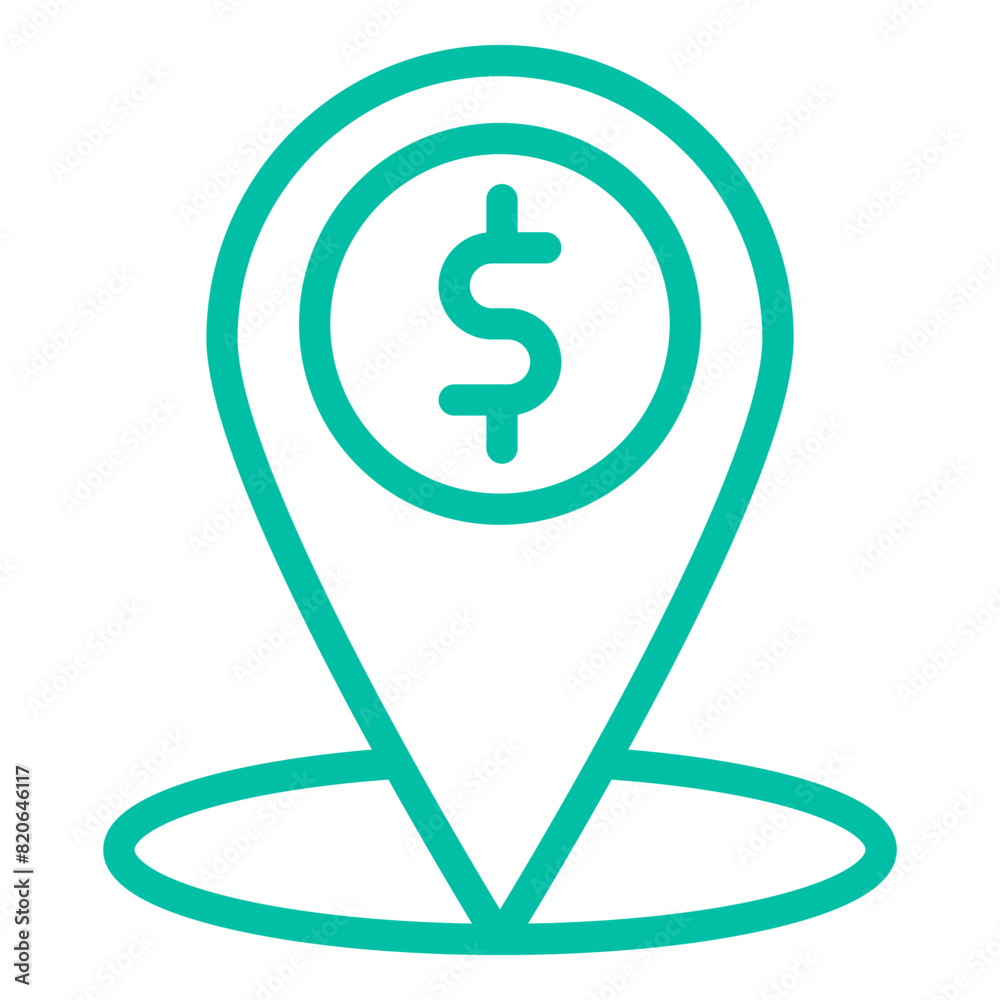 Atm location Vector Icon Design Illustration Atm location Vector Icon Design Illustration