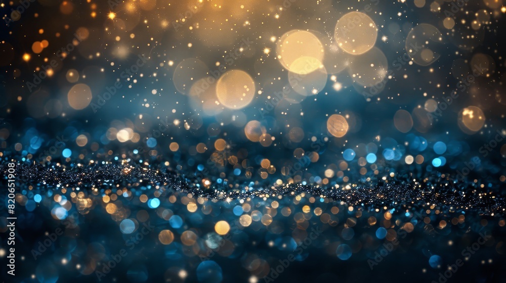 The image is a colorful and vibrant display of light and color, with a blue The image is a colorful and vibrant display of light and color, with a blue