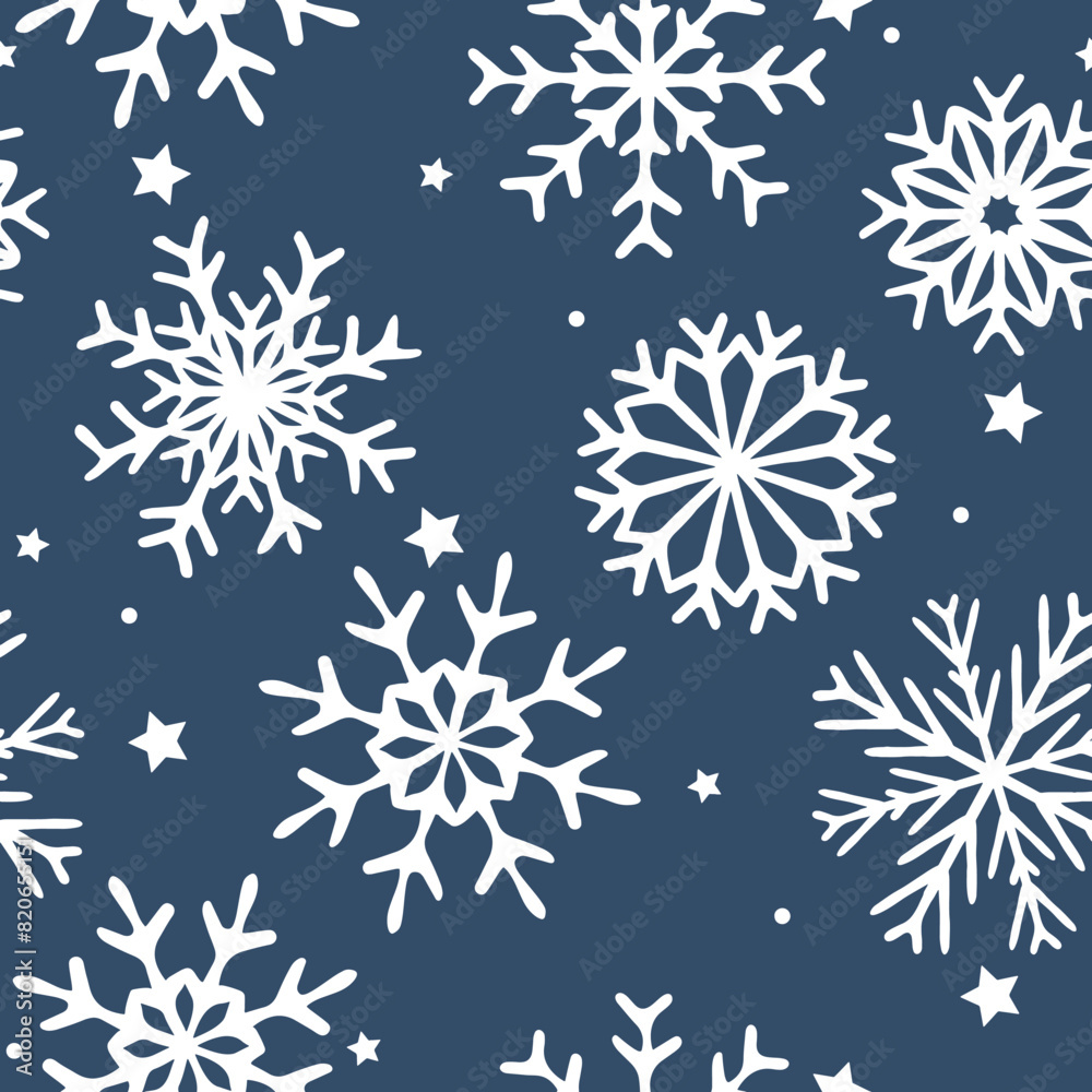 seamless pattern with snowflakes seamless pattern with snowflakes