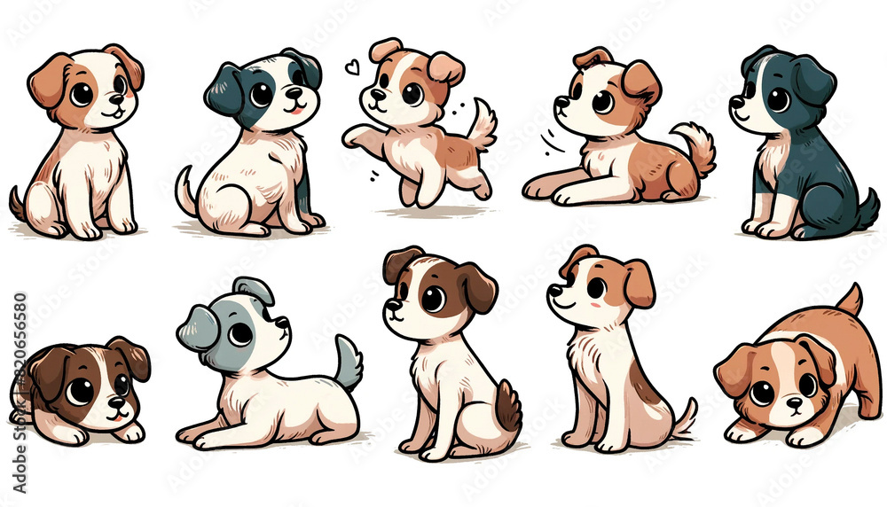 可愛い犬のイラスト 可愛い犬のイラスト
