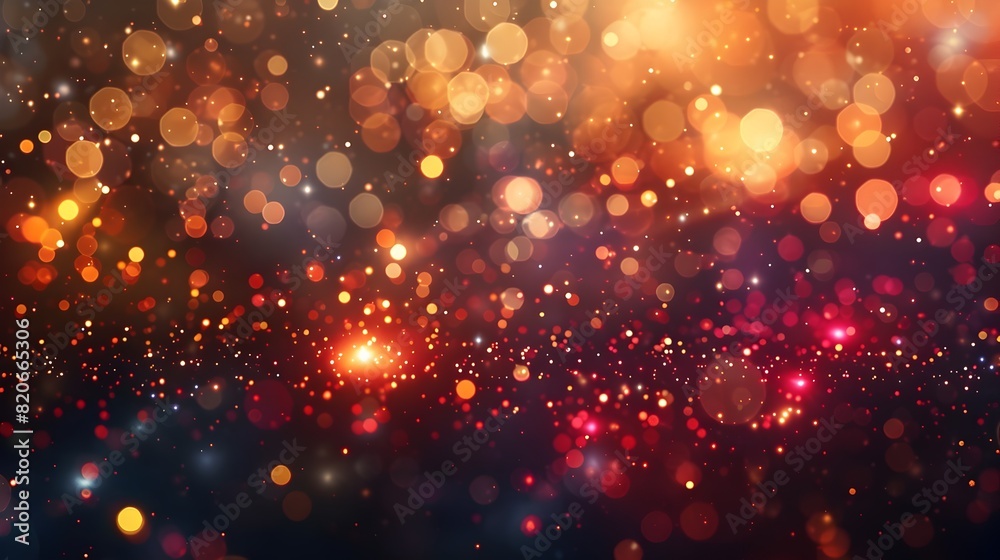 Vibrant Sparkling Lights Celebrate in Festive Bokeh Background Vibrant Sparkling Lights Celebrate in Festive Bokeh Background