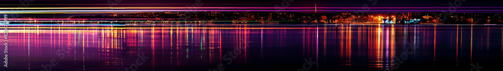A blurry image of a city skyline with a purple hue A blurry image of a city skyline with a purple hue