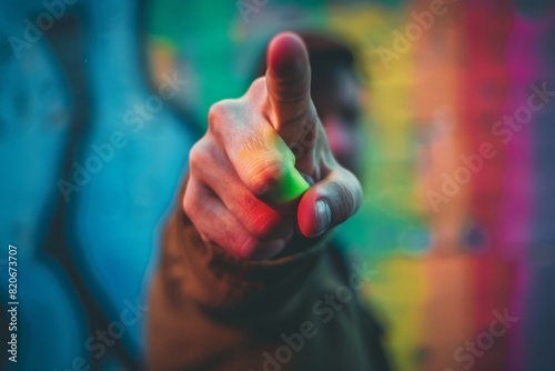 Fingers pointing at LGBTQ, highlighting the problem, homophobia, society, cruel, intolerant, Racism, LGBTQI rights, LGBT culture, Sexual discrimination, Prejudice, LGBTQI people, Shame