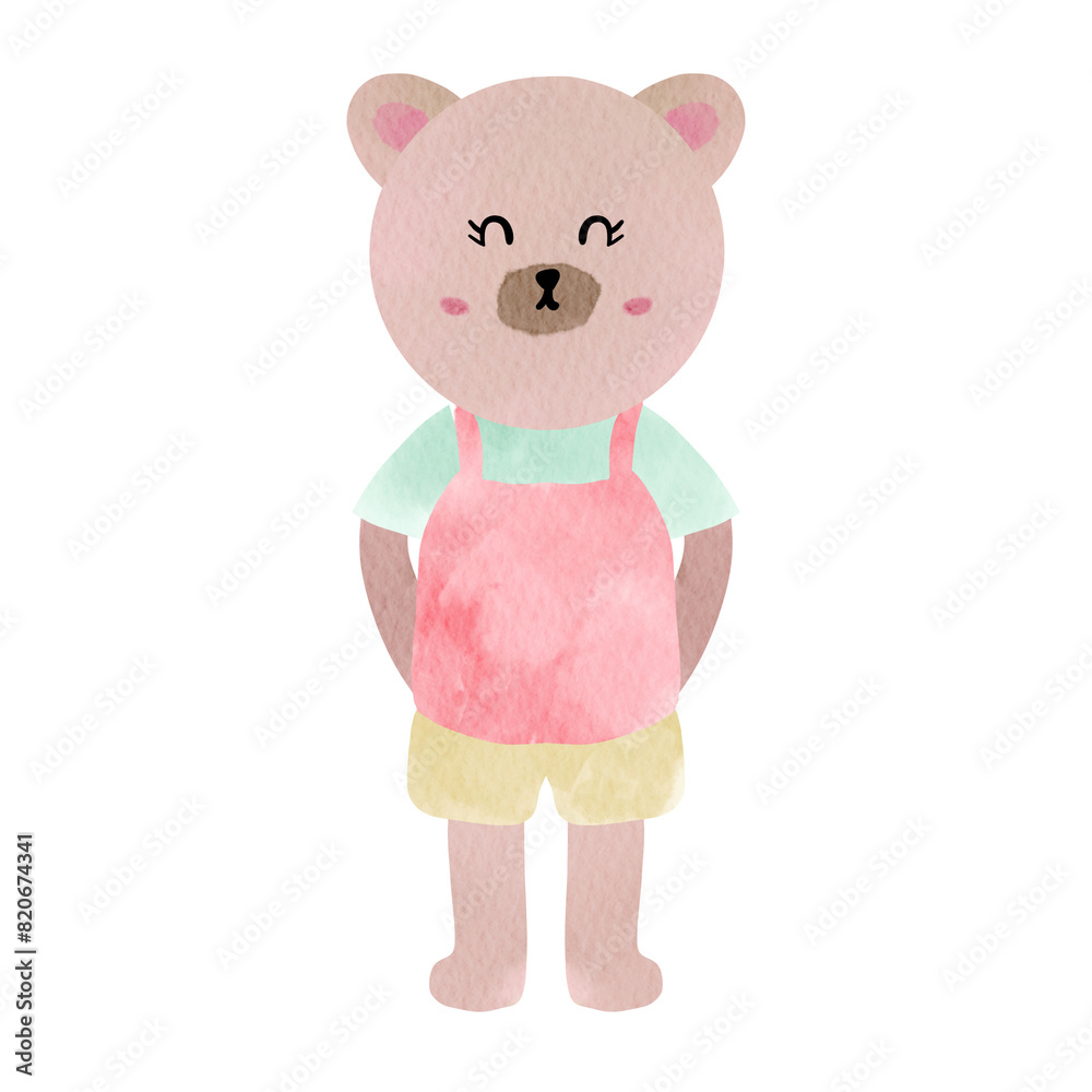 Fototapeta premium teddy bear with heart