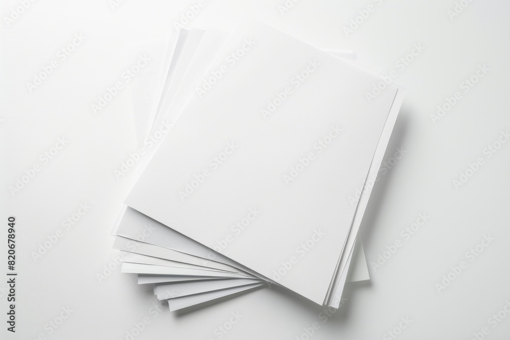 Paper Mockup on Isolated Background created with Generative AI Paper Mockup on Isolated Background created with Generative AI