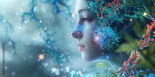 Emotional and healing genome , gene mutation , treatment of skin disorders, skin cancer causing agents, viral infections of skin, blue light sleep