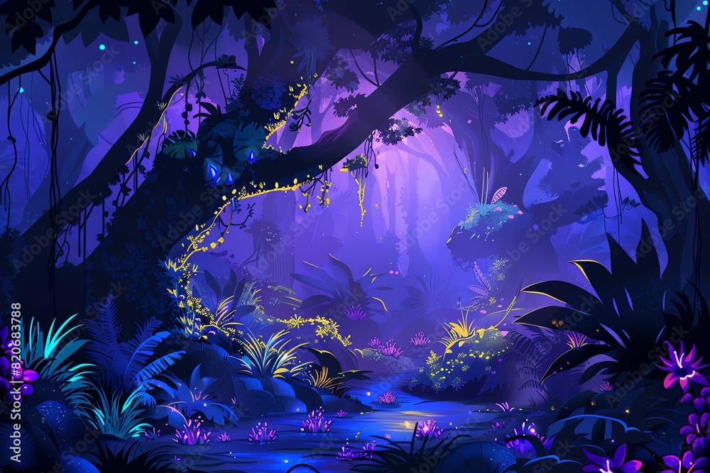 Enchanted Rainforest background