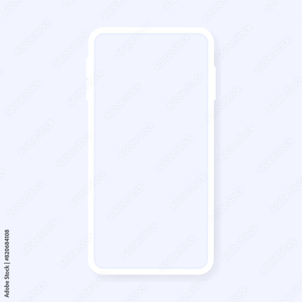 Phone Mockup Icon. Phone screen. Flat Style. Vector icon Phone Mockup Icon. Phone screen. Flat Style. Vector icon