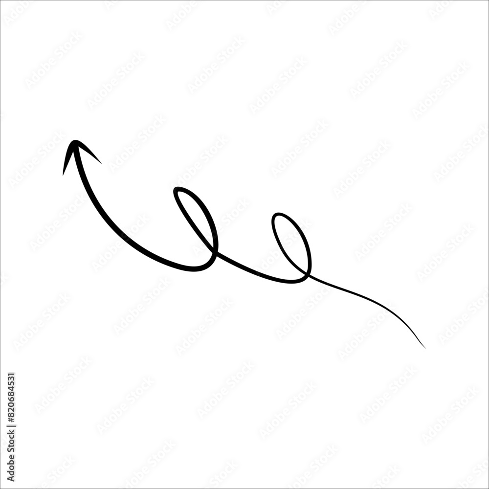 Modern Scrible Abstract Line Vector Element Modern Scrible Abstract Line Vector Element