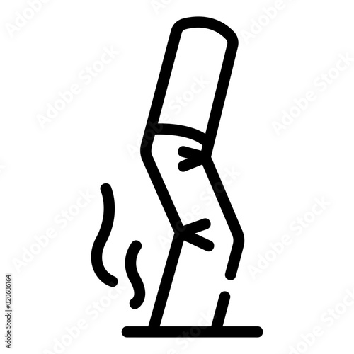 cigarette outline icon