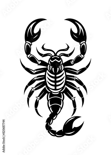 scorpion tattoo vector