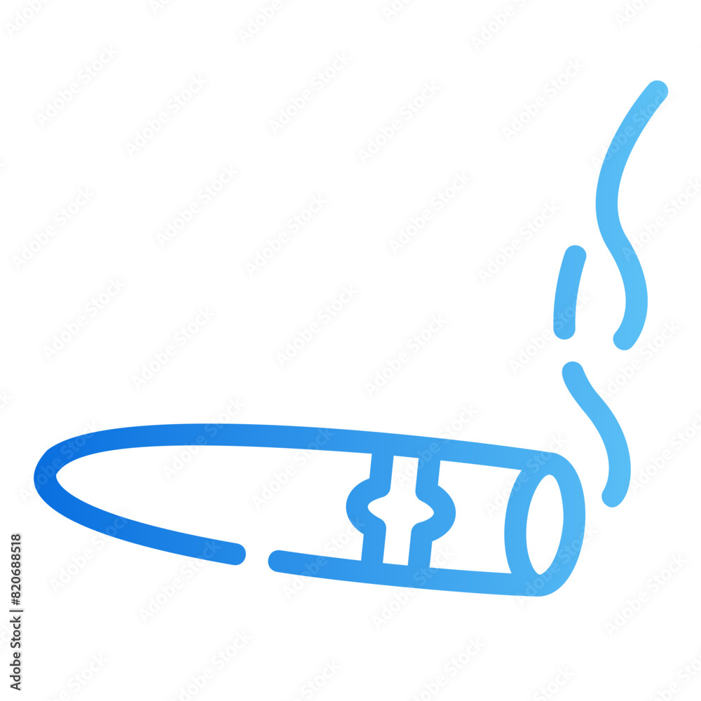 cigar gradient icon cigar gradient icon
