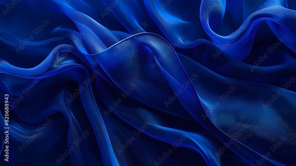 Obraz premium Minimalist Digital Design: Abstract Blue Branding Colors and Technology Patterns