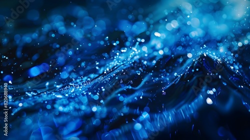 Deep Blue Branding Colors: Sleek Technology Patterns in Minimalist Aesthetic