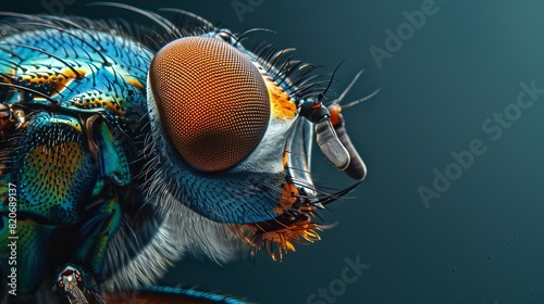 a blowfly Macro photograph