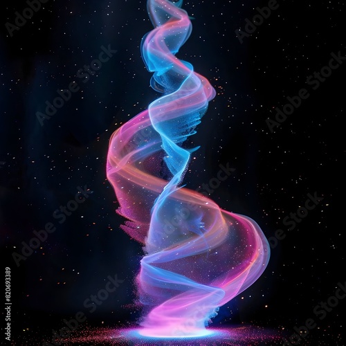 Neon Light Speed Tornado in...
