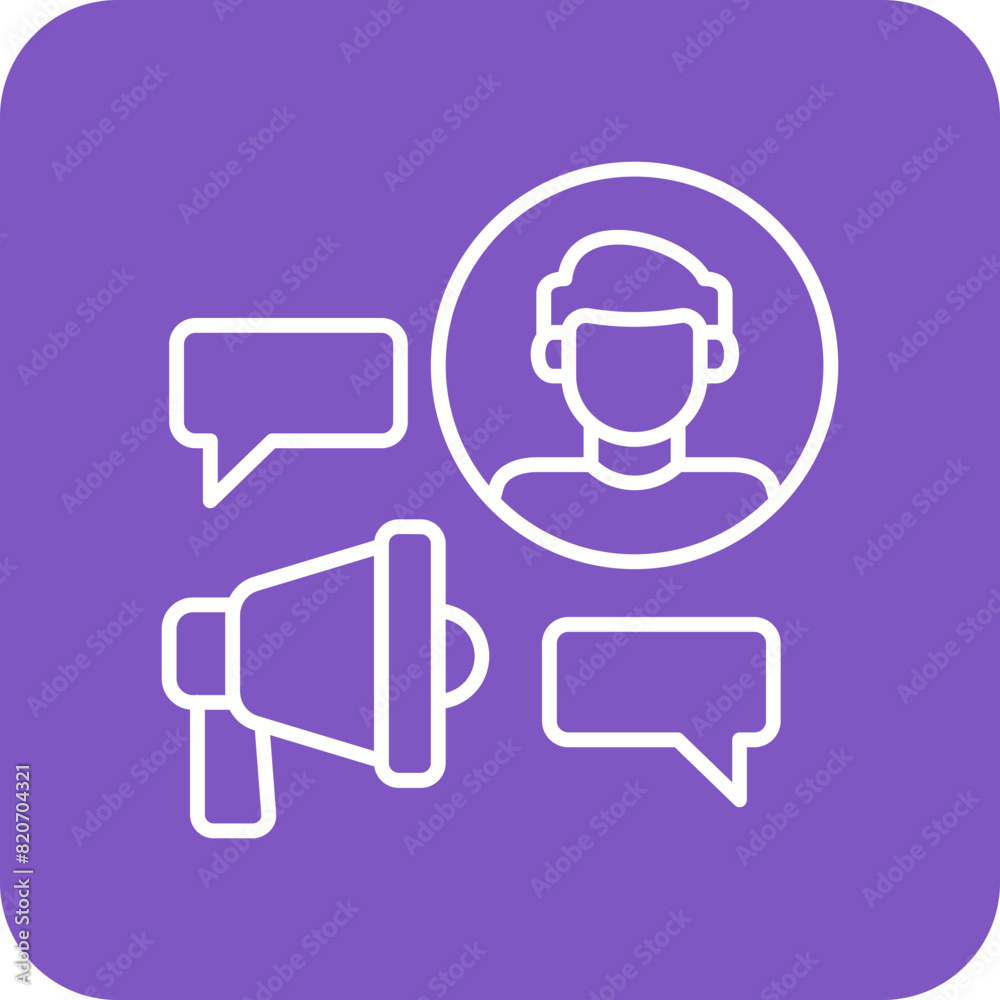 Fototapeta premium Campaign Icon