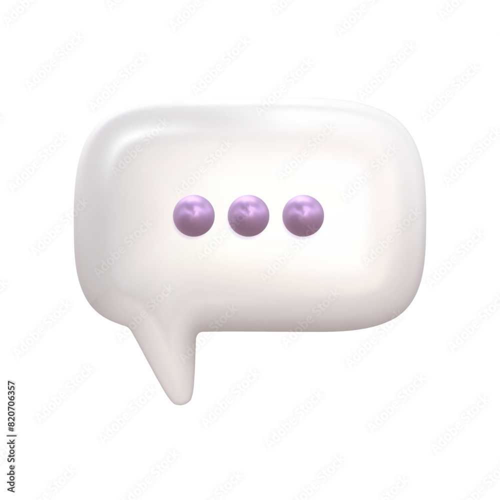 3d dialogue bubble cloud. White speak balloon for social media. 3d speech box render vector. 3d dialogue bubble cloud. White speak balloon for social media. 3d speech box render vector.