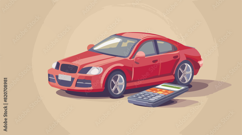 Composition with automobile insurance and calculator