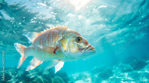 Snapper fish underwater © Juli Soho