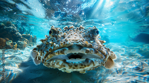 Wobbegong (fish underwater) photo
