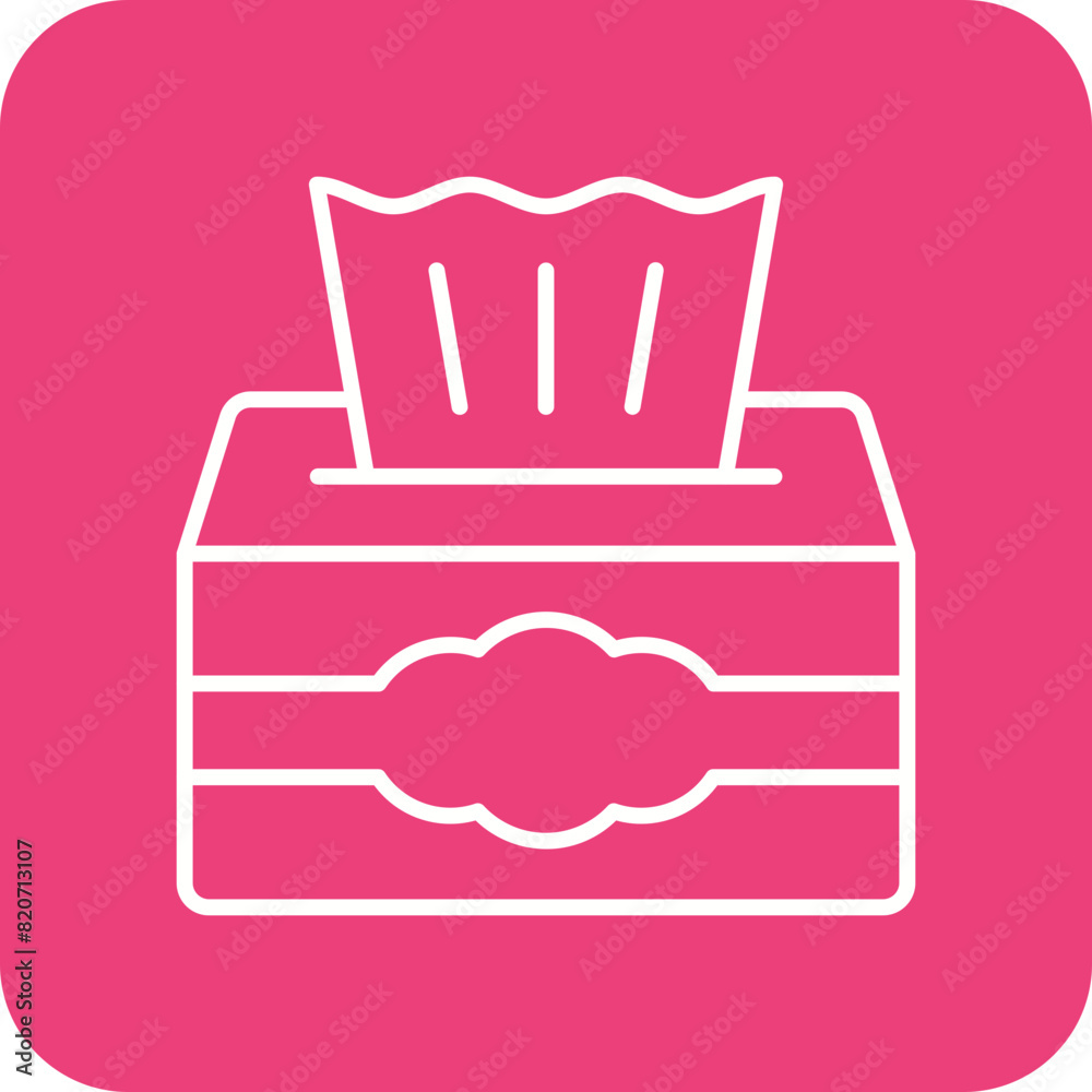 Tissue Box Icon Tissue Box Icon