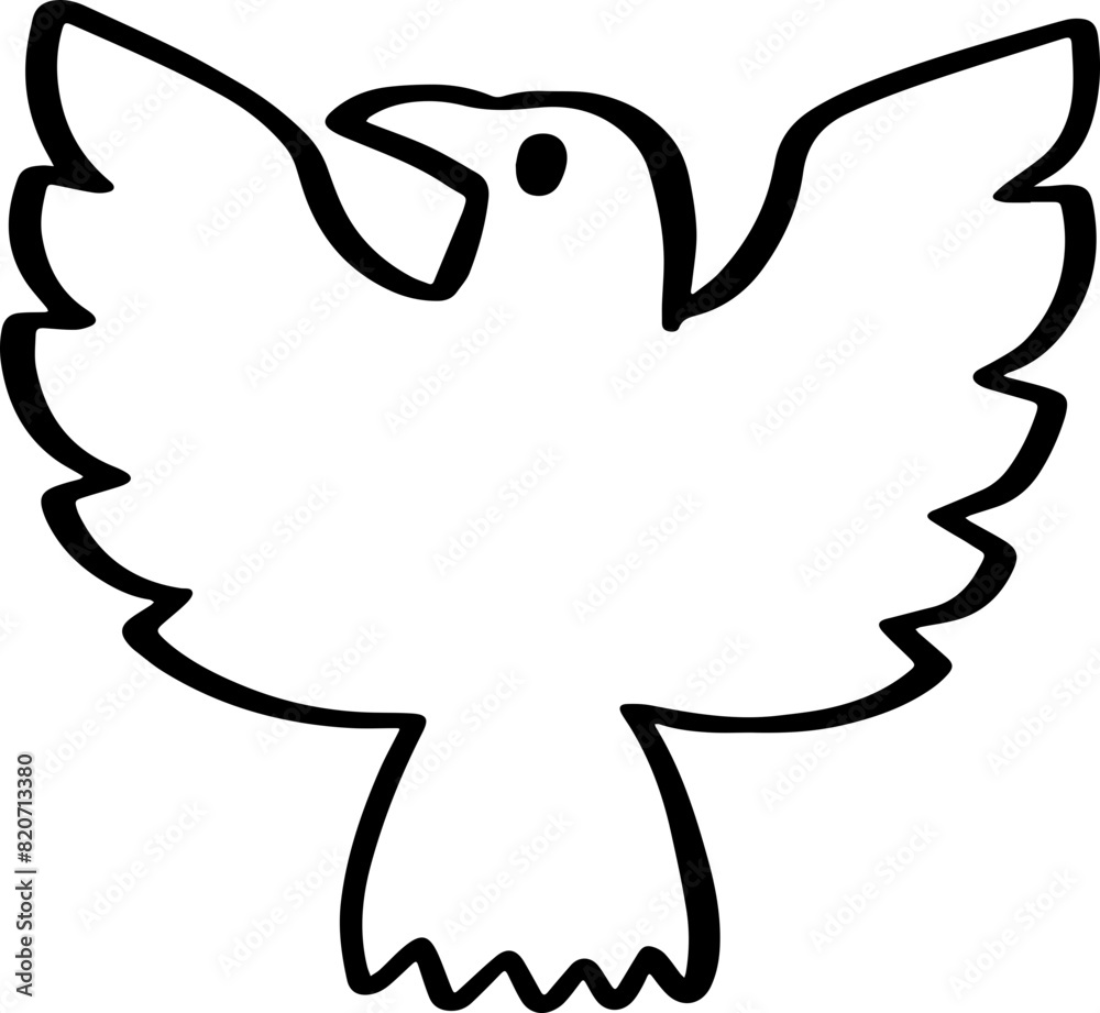 cute cartoon bird drawing. cute cartoon bird drawing.