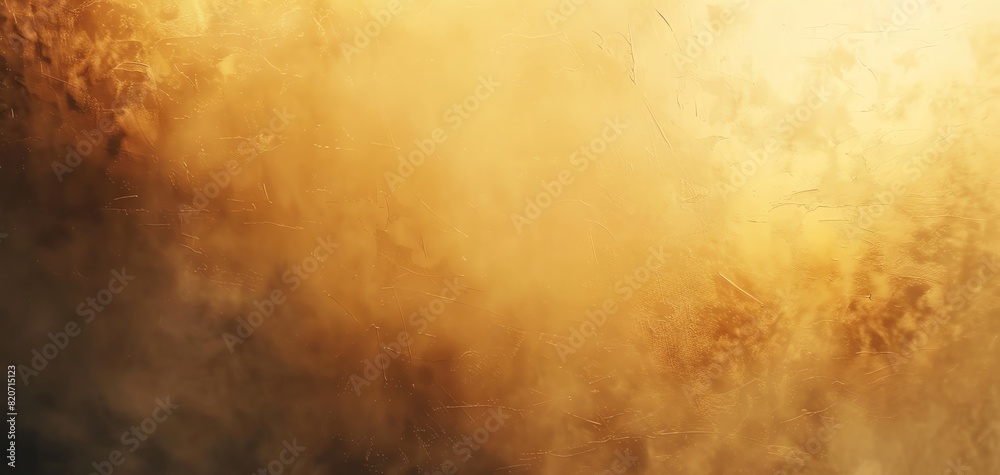 Obraz premium Mesmerizing gradient background with shades transitioning from gold to bronze, luxurious theme, ethereal, Double exposure, rich texture backdrop