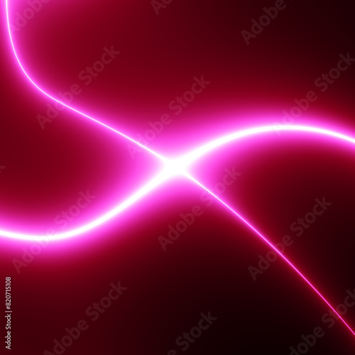 Pink glowing multidimensional plasma force field. Abstract glowing background