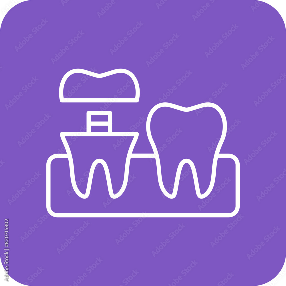 Dental Crown Icon Dental Crown Icon