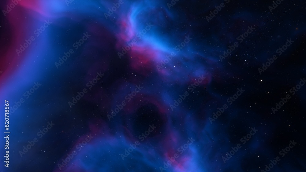Universe filled with stars, nebula and galaxy
