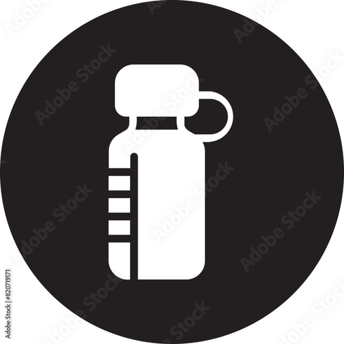 water bottle glyph icon