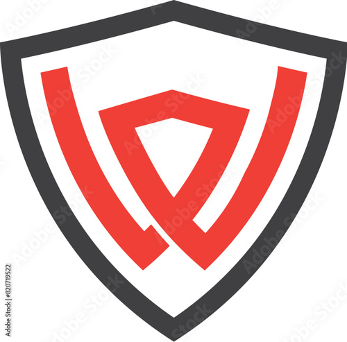 W shield Logo design Vector Template Free Download W shield Logo design Vector Template - GFXLoad